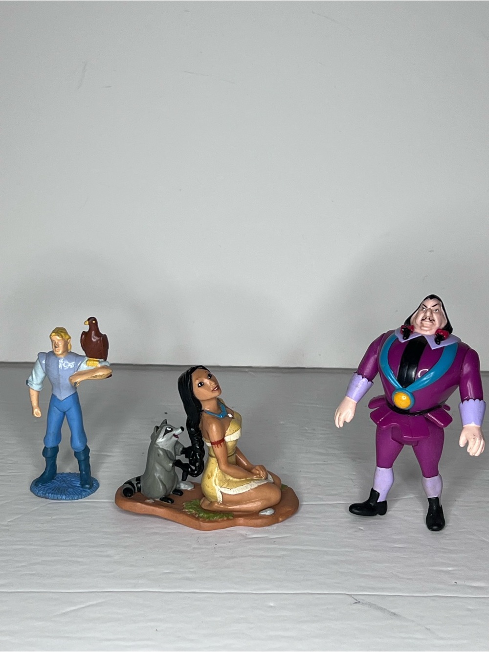 Disney Pocahontas Figurine Set John Smith Ratcliffe Rare Pocahontas & Meeko